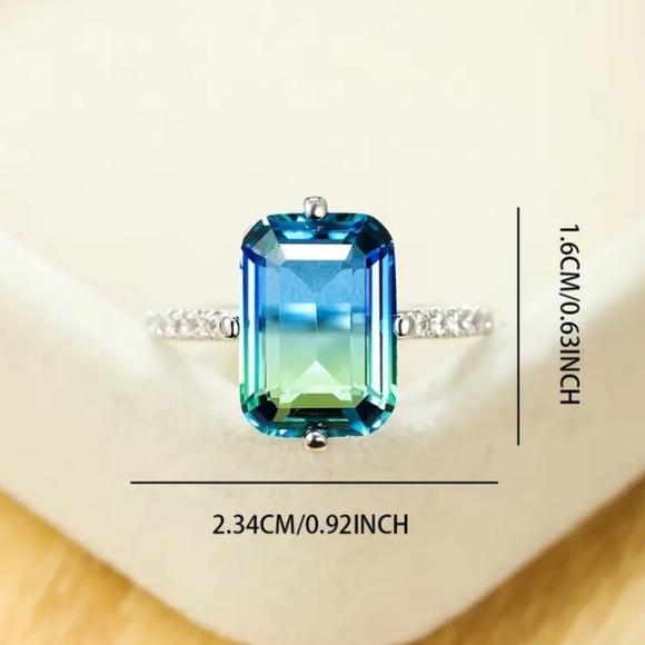 NEW Rainbow Crystal Ring - Picture 4 of 5